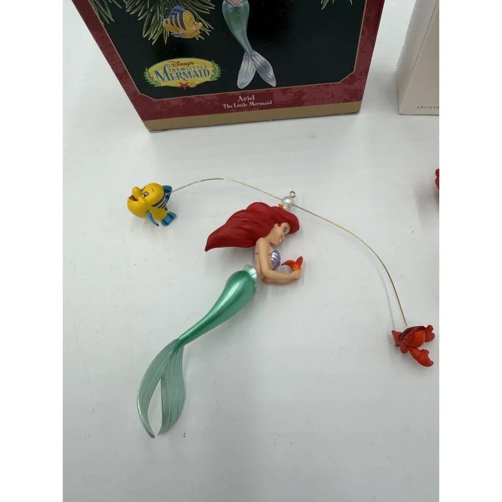 Hallmark Disney Little Mermaid Ariel & Under The Sea Christmas Ornaments